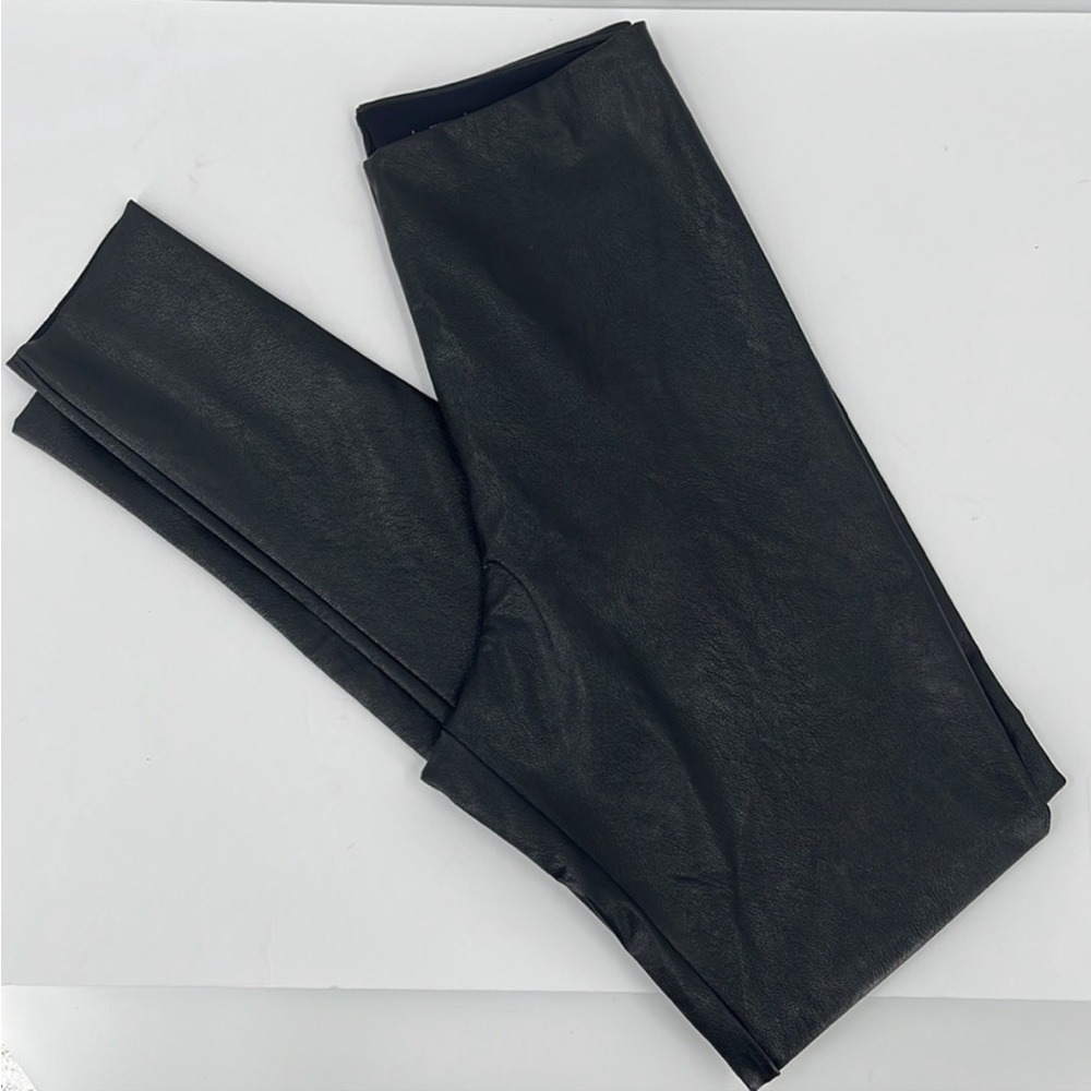 COMMANDO Perfect Control Faux leather Black Leggings